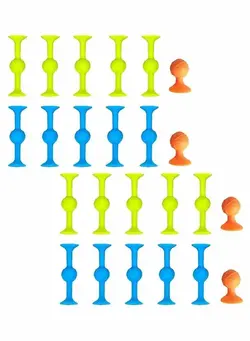 گجت، فیجت و سرگرمی اسپینر 24-Piece Silicone Stress Sensory Toy Set 