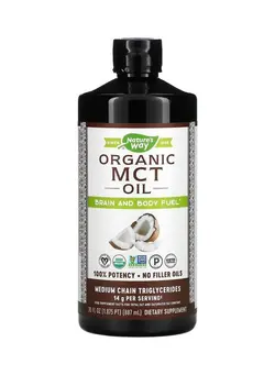 مکمل‌های تقویتی و تنظیمی مدیریت وزن Organic MCT Oil