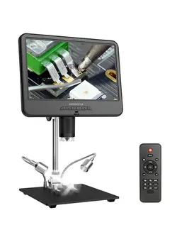 دوربین فیلم‌برداری و عکاسی سایر Professional Digital Microscope 12 Million Pixels IPS Touching Screen 50-1600X Magnification Soldering Microscope 