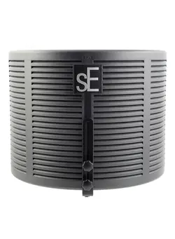 میکروفون سایر Reflexion Filter X Portable Vocal Booth Portable Acoustic Treatment/Reflexion Filter to Reduce Room Ambience in Untreated Recording Spaces SEE-RFX Black 