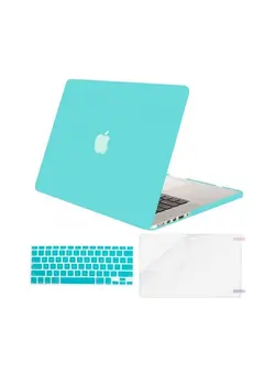کیف، کوله‌پشتی و چتر کیف و کوله لپ تاپ Carrying Case With Keyboard Cover For Apple Macbook Pro 13inch Tafany Blue 