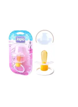 تغذیه و نگهداری کودک پستانک Japlo 126 Olive Soft Latex Pacifier with Cover