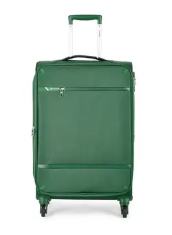 چمدان و ساک مسافرتی چمدان تک 4 WHEELS CARLTON AMBERLITE FOLIAGE GREEN SOFTSIDE MEDIUM TROLLEY BAG - CA 150J467149 