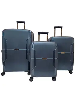چمدان و ساک مسافرتی ست چمدان Luggage Set of 3 Hard Shell PP Expandable Lightweight Travel Suitcase Trolley With 4 Double Wheels & TSA Lock 