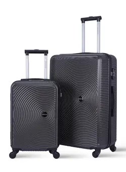 چمدان و ساک مسافرتی ست چمدان Astro ABS Hardside Spinner Luggage Trolley Set Grey 