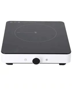 تجهیزات پخت و پز اجاق گاز و صفحه برقی  رومیزی Digital Infrared Cooker 2000 W Ceramic Heating Element & Double Heat Ring 10 Temperature Levels 2 Digit LED Display 99 Minute Timer  Black/White 