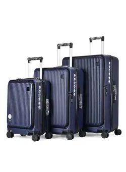 چمدان و ساک مسافرتی ست چمدان Trolley Luggage 3 Pieces Set ABS Hard Side Bag 360 Degree Spinner Wheels Trolley Luggage Set 