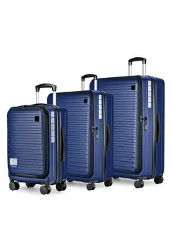 چمدان و ساک مسافرتی چمدان تک Trolley Luggage 3 Pieces Set ABS Hard Side Bag 360 Degree Spinner Wheels Trolley Luggage Set 