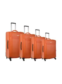 چمدان و ساک مسافرتی ست چمدان 4-Piece Travel Suitcase Luggage Set Orange 