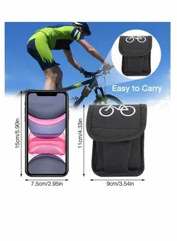 تجهیزات دوچرخه لوازم جانبی Bike Bicycle Repair Tool Kit, Cycling Multifunctional Mechanic Fix Tools Set Bag, 16 in 1 Multifunction Tool, Tire Levers, Self Adhesive Tyre Tube Patch Include 