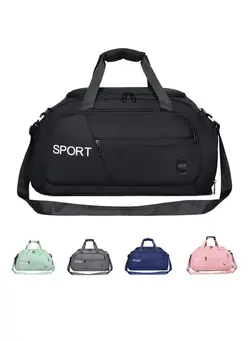 چمدان و ساک مسافرتی ست چمدان Sports Duffle Bag, Travel Duffle Bag, Gym Duffel Bagwith Shoe Compartment &Wet Pocket, Foldable Travel Duffel Bags for Men Women, Waterproof Carry on Duffel Bag Backpack(Black) 