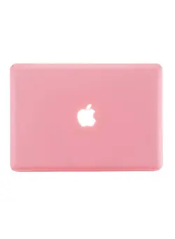 کیف، کوله‌پشتی و چتر کیف و کوله لپ تاپ Matte Scrub Hard Shell Laptop Case Cover For Apple MacBook Pro Light Pink 