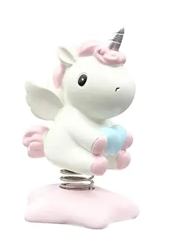 عروسک و لوازم  جانبی اکسسوری عروسک Dashboard Ornaments Car, ELECDON 1 Pieces Car Dashboard Ornament Car Ornament Dashboard Exquisite Unicorn Car Ornament Figures Car Dashboard Home Office Desk Shelf Desktop Ornament Pink 