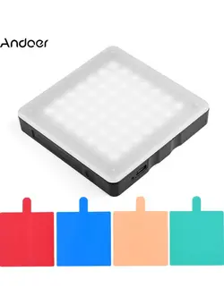 نورپردازی و استودیو سایر LED49 Touch Dimming LED Video Light Black 