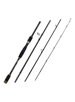 ماهیگیری چوب ماهیگیری Portable 4-Section Spinning Rods 