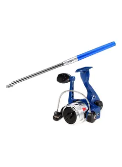 ماهیگیری چوب ماهیگیری Pen Fishing Rod and Reel Combo Set 1.6m 24.5*7*15cm 