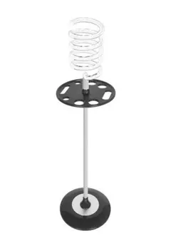 لوازم و مواد فرم‌دهی مو سشوار Floor Hair Dryer Spiral Bracket Hairdressing Tools Storage 