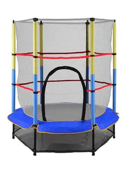 بازی‌های فضای باز و تجهیزات پارک ترامپولین Jumping Trampoline 180x90x46cm 