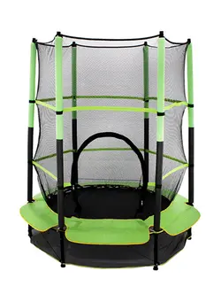 بازی‌های فضای باز و تجهیزات پارک ترامپولین 5.5ft Colorful Jump Outdoor Trampoline Park Equipment Commercial Fitness Indoor Kids Trampoline 140X140X160cm 