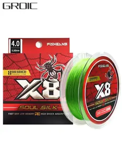 ماهیگیری تجهیزات ماهیگیری 150M Nylon String Fishing Line,40 Lbs 8-Strand Line Cord Strong Monofilament Wire Flexible Wear Fishing Leader 