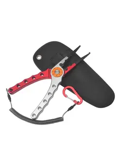 ماهیگیری ابزار ماهیگیری 20cm Outdoor Multifunctional Fishing Pliers Line Cutter Hook Remover Tackle 21*2*9cm 