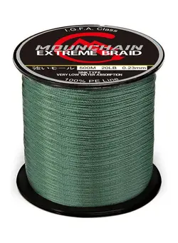 ماهیگیری تجهیزات ماهیگیری 4 Series Fishing Line Braided Wire Bite Resistant String 10 x 10cm 