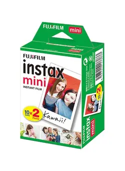 لوازم جانبی فیلم‌برداری و عکاسی سایر Instax Mini Instant Film Pack Of 2 x 10 Sheets White 