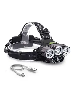 ماهیگیری تجهیزات ماهیگیری Rechargeable LED Adjustable Angle Head Flashlight 11.7 x 9.9 x 11.1cm 
