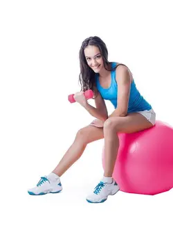 یوگا توپ Balance Stability Pilates Ball With Air Pump 65centimeter 