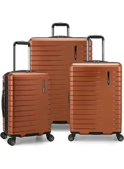 چمدان و ساک مسافرتی ساک مسافرتی UNBREAKABLE Shell Luggage with Double Zipper And TSA Approved Lock (Checked Luggage 28-Inch, Nature White) 