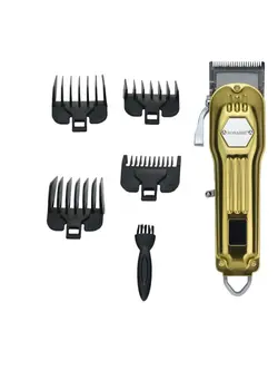 مردانه ماشین اصلاح Professional Cordless Hair Clipper with Hair Trimming & Grooming Kit Golden SHC-1061 