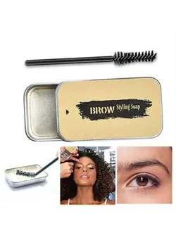 زیبایی و آرایش سایر Eyebrow Soap Kit,brow pomade,eyebrow gel clear,Brows Styling Soap,Long Lasting Waterproof Smudge Proof Eyebrow Styling Pomade for Natural Brows (01) 
