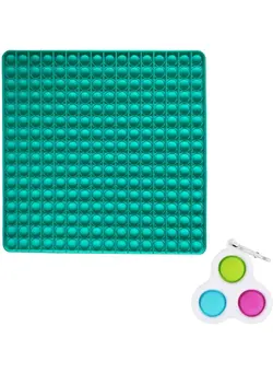 گجت، فیجت و سرگرمی پاپ ایت 2-Piece Big Size Push Pop Bubble Sensory Fidget Toy 