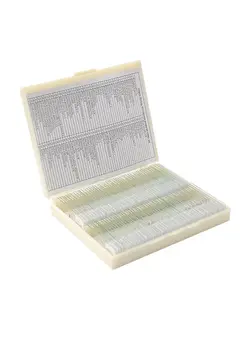 دوربین فیلم‌برداری و عکاسی تلسکوپ و میکروسکوپ 100-Piece Portable Microscope Slide Set 75 x 25millimeter Multicolour 