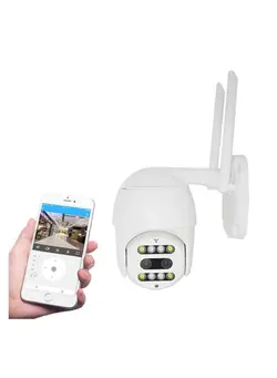 دوربین مدار بسته سایر NIP-21HS Carecam PRO APP Ball Face Recognition and Shooting linkage Alarm Voice Alarm Day and Night full Color dual lens Camera 