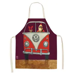 ظروف و تجهیزات آشپزخانه اکسسوری و تجهیزات آماده سازی 2 Pieces Modern Printed Cartoon Household Apron multicolour 38x47cm 