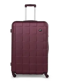 چمدان و ساک مسافرتی چمدان تک Hardside Large Check in Luggage Trolley Burgundy 