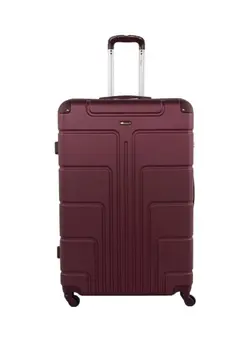چمدان و ساک مسافرتی چمدان تک 4 Wheels Hardside Check-In Luggage Trolley Burgundy 