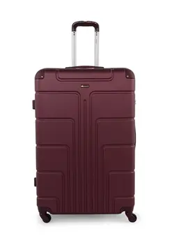 چمدان و ساک مسافرتی چمدان تک Hardside Small Check in Luggage Trolley Burgundy 