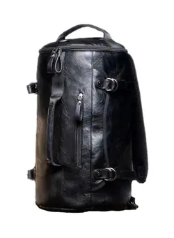چمدان و ساک مسافرتی ساک مسافرتی Leather Travel Duffle Bag Black 