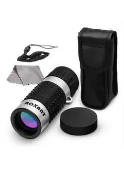دوربین فیلم‌برداری و عکاسی تلسکوپ و میکروسکوپ Roxant Monocular Telescope - High Definition Ultra Light Pocket Telescope - Includes Compact Monocular, Neck Strap & Cleaning Cloth, Monoculars for Adults, High Powered Handheld Telescope 