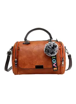 چمدان و ساک مسافرتی ساک مسافرتی Zipper Closure Duffel Bag Brown 