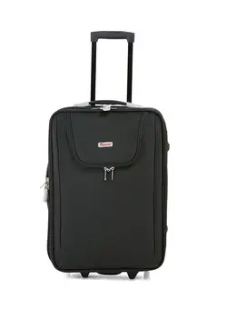 چمدان و ساک مسافرتی چمدان تک Softside Cabin Luggage Trolley Black 