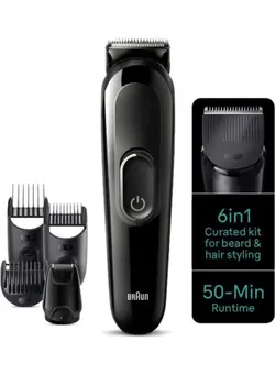 مردانه ماشین اصلاح MGK3410 6-in-1 Series 3 All-in-One Styling Kit International Version Black 