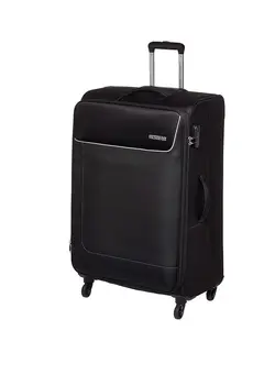 چمدان و ساک مسافرتی چمدان تک Jamaica Soft Medium Luggage Trolley Bag Black 