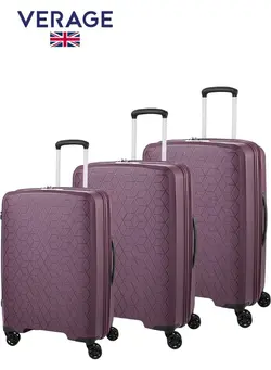 چمدان و ساک مسافرتی چمدان تک Unbreakable Luggage Set of 3 Expandable Hardside Suitcase 
