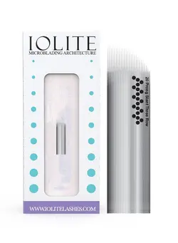 آرایشی صورت سایر Microblading needles 20 Prong Slant Three Row spmu needles size 25mm one time use disposable blade Sterile packaged 12pcs 