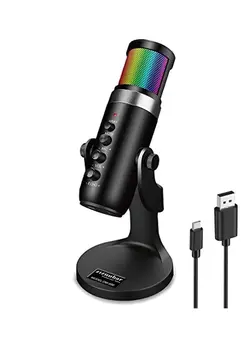 میکروفون سایر PW9 Professional Metal Voice Recording USB Condenser Studio And Podcast Recording Gaming Microphones 