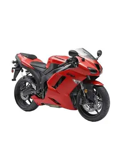 اسباب بازی مدل و ماکت Attractive Design Kawasaki Ninja Diecast Scale Collectible Model Bike Zx-6R 12x6x10cm 