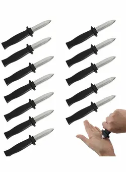 گجت، فیجت و سرگرمی اسپینر 12 Pieces False Magic Retractable Knife Disappear Blade Trick Fake Dagger Prank Props Toy for Adults Joke Gag 